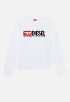 Diesel  - S-ginn-div sweater - white