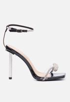 Miss Black - Samba2 ankle strap heel - black