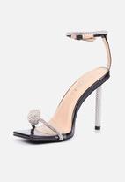 Miss Black - Samba2 ankle strap heel - black