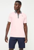 PUMA - Gamer Golf Polo - Chalk Pink-quiet shade