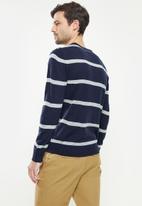 Pierre Cardin - Pc Ralph Striped Knitwear - Navy