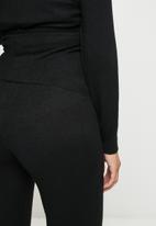 edit Maternity - Maternity soft knit trouser - black