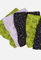 MINOTI - Teen boys 5 Pack aop/solid underpants - multi