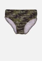MINOTI - 5 Pack camo aop/solid underpants - multi