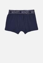MINOTI - 3 Pack dino aop/solid boxers - multi