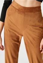 Koton - Elastic waist pocket jogger trousers - camel