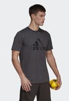 adidas Performance - Messi Badge of Sport Tee- Carbon