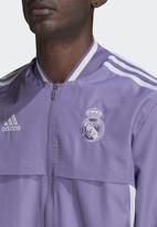 adidas Performance - Real Madrid  22/23 Anthem Jacket - Magic Lilac