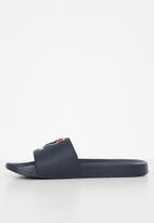 Superdry. - Core pool slide - eclipse navy