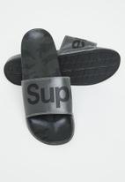 Superdry. - Printed beach slide - camo