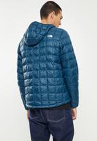The North Face - M thermoball hoodie - monterey blue & tnf white logo 