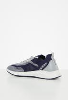 POLO - 3d knitted runner - navy & grey 