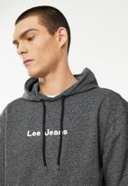 Lee  - Classic logo hoodie - black jaspe