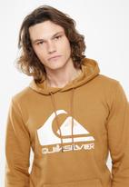 Quiksilver - Big logo hoodie - chipmunk