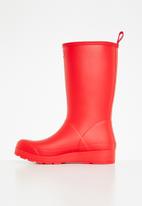 Hunter - Play boot tall - logo red