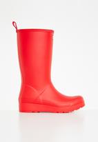 Hunter - Play boot tall - logo red
