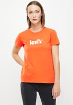 Levi’s® - The perfect tee seasonal poster logo - orange