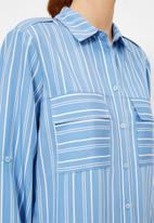 Koton - Long sleeve striped shirt  - blue