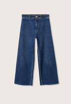 MANGO - Jeans split - blue