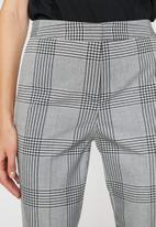 Koton - Check trousers - grey checkered