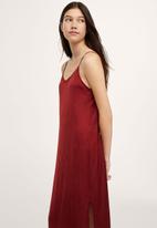 MANGO - Dress rojo - red