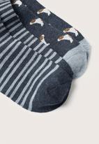 MANGO - Socks dogs - grey