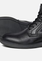 Jack & Jones - Karl leather boot - anthracite
