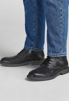 Jack & Jones - Karl leather boot - anthracite