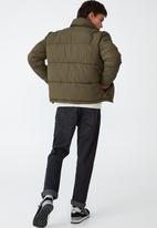 Cotton On - Essential recycled puffer - khaki