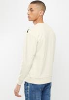 Giordano - Relaxed fit crew sweater - lunar rock