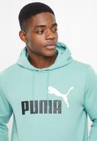 PUMA - Big logo hoodie - mineral blue