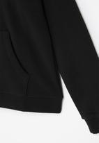 POLO - Boys embossed crest hoodie - black