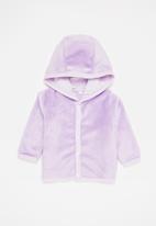 POP CANDY - Girls hooded sherpa jacket - lilac
