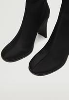 MANGO - Edu heeled boot - black