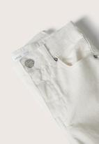 MANGO - Jeans skinny - white