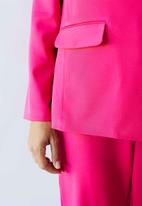 Me&B - Button long blazer - pink