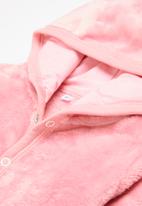 POP CANDY - Girls button up sherpa jacket - coral