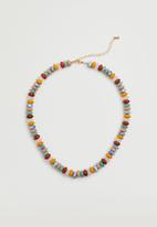 MANGO - Bead stone necklace - multi