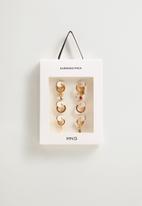MANGO - Mixed earring set - gold