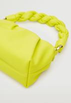 MANGO - Crossbody bag with twisted strap - lime