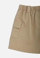 Trendyol - Elasticated skirt - beige