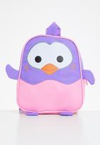 POP CANDY - Penguin backpack - purple & pink