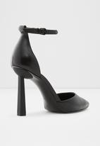 ALDO - Lilya leather heel - black