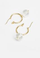 Superbalist - Jada earrings - gold & clear