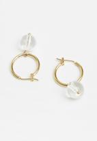 Superbalist - Jada earrings - gold & clear