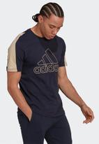 adidas Performance - Future Icons Embroidered Badge of Sport T-Shirt - legend ink