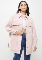 Koton - Buttoned long jacket - powder pink