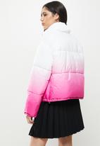 Koton - Puffer coat - white & pink