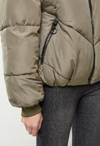 Koton - Hoodie anorak puffer coat - mink