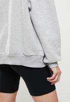 Koton - Crew neck printed sweatshirt - grey